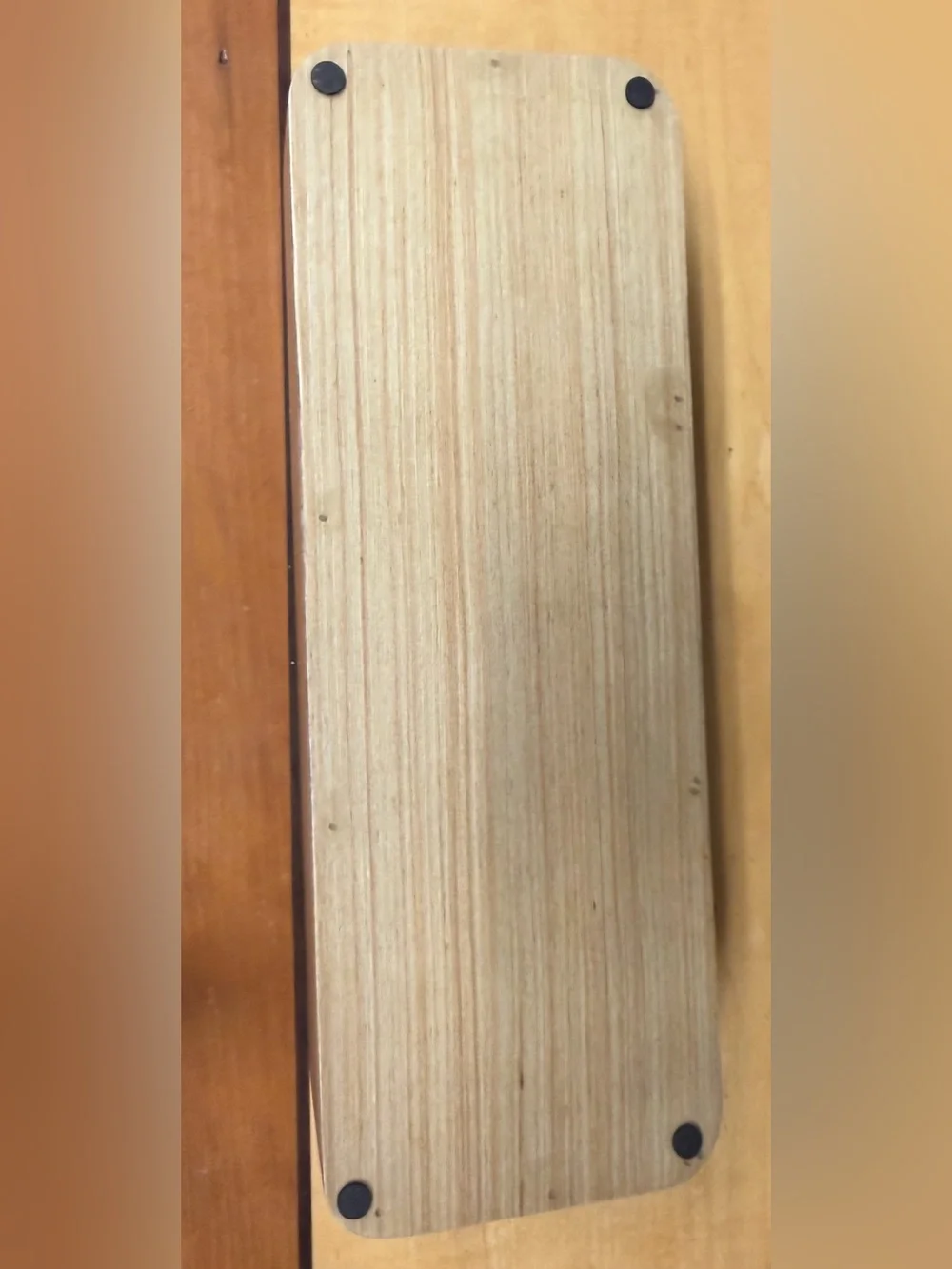 Wooden Divider Tray Organizer in Natural Brown